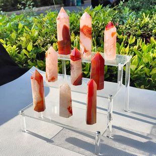 Ornaments de columna de cristall